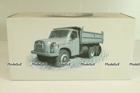 Liaz MTS 24 dump truck 1972, red, 8506065, Atlas 1:43