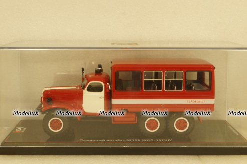 Зил-157К пожарный автобус 32102, TruckTyr 1:43