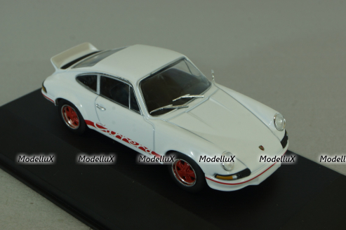 Porsche 911 Carrera RS 1973, white, Atlas 1:43