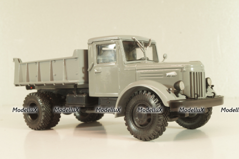 Маз-205 самосвал, серый, Автоистория 1:43