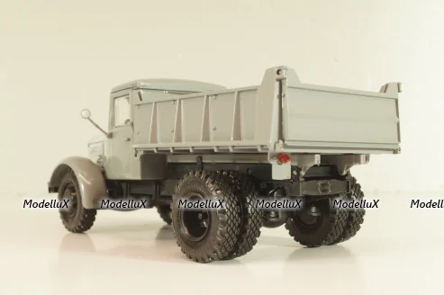 Маз-205 самосвал, серый, Автоистория 1:43