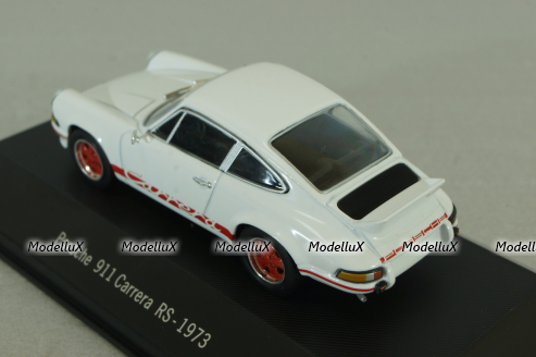 Porsche 911 Carrera RS 1973, white, Atlas 1:43