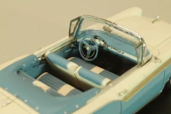 Ford Fairlane 500 Vonvertible 1957, blue/white, 46045, Neo 1:43