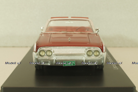 Lincoln Continental 53A Convertible 1961, dark red, 47050, Neo 1:43