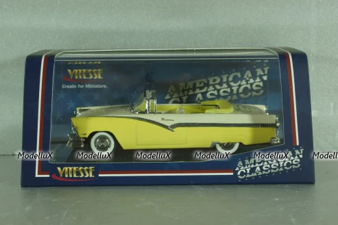Ford Fairlane Convertible 1956, yellow/white, 36278, Vitesse 1:43