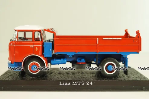 Liaz MTS 24 dump truck 1972, red, 8506065, Atlas 1:43