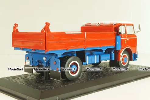 Liaz MTS 24 dump truck 1972, red, 8506065, Atlas 1:43