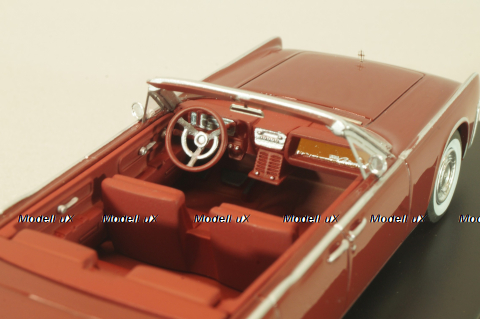 Lincoln Continental 53A Convertible 1961, dark red, 47050, Neo 1:43