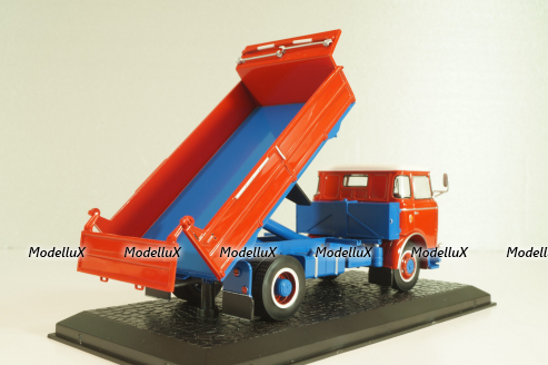 Liaz MTS 24 dump truck 1972, red, 8506065, Atlas 1:43