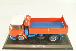 Liaz MTS 24 dump truck 1972, red, 8506065, Atlas 1:43