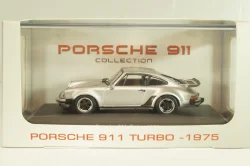 Porsche 911(930) Turbo 1975, silver, 7114005, Atlas Porsche Collection, 1:43