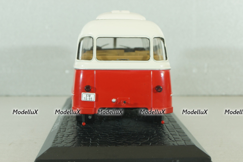 Robur LO 3000 FR 2-M/B 21 1973, red/beige, Atlas 1:43