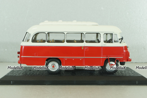 Robur LO 3000 FR 2-M/B 21 1973, red/beige, Atlas 1:43
