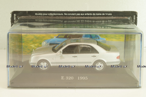Mercedes-Benz E 320 (W210) 1995, silver, Mercedes-Benz Offizielle Modell-Sammlung #43, Deagostini 1:43 Уценка!