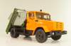 КО-450(4333) мусоровоз на шасси Зил-4333, оранжевый/серый, 101883, Автоистория 1:43
