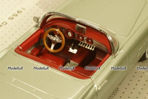 Chrysler Ghia Falcon 1955 Light Green Metallic, 437143030, Minichamps 1:43