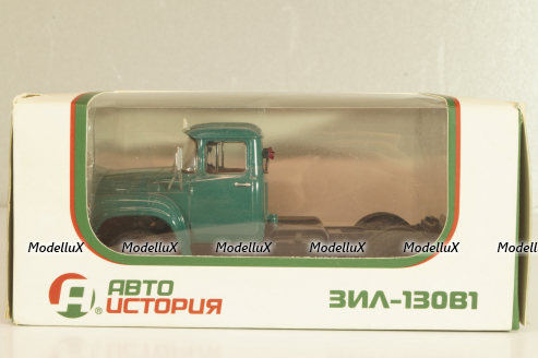 Зил-130В1 тягач, зеленый, АвтоИстория 1:43