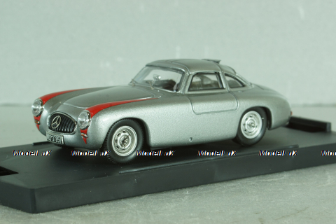 Mercedes-Benz 300 SL Coupe street 1952, silver , BG7241, Bang 1:43