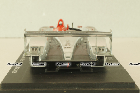 Audi R8 "Last race" #2, winner Lime Rock Park ALMS 2006, silver, S0677, Spark 1:43