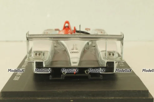 Audi R8 "Last race" #2, winner Lime Rock Park ALMS 2006, silver, S0677, Spark 1:43