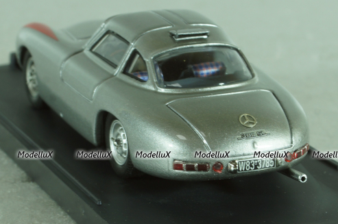 Mercedes-Benz 300 SL Coupe street 1952, silver , BG7241, Bang 1:43