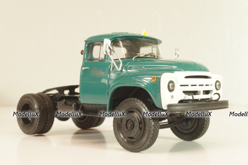 Зил-130В1 тягач, зеленый, АвтоИстория 1:43