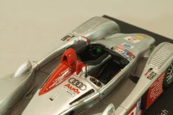 Audi R8 "Last race" #2, winner Lime Rock Park ALMS 2006, silver, S0677, Spark 1:43