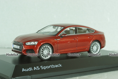 Audi A5 Sportback 2017 красный, Spark 1:43
