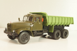 Краз-256Б1 самосвал 1987г, Хаки/зеленый, Н773, Наш Автопром 1:43