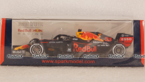 Aston Martin Red Bull Racing RB16 No.33 Red Bull Racing - Winner 70th Anniversary GP 2020 - Max Verstappen, S6479, Spark 1:43