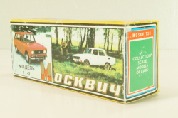 Москвич-427 с багажником, октябрь 1991г., голубой, Тантал/Радон 1:43