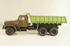 Краз-256Б1 самосвал 1987г, Хаки/зеленый, Н773, Наш Автопром 1:43