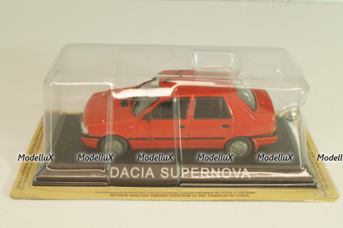 Dacia Supernova 2000, red,  Masini DeLegenda #45, DeAgostini 1:43
