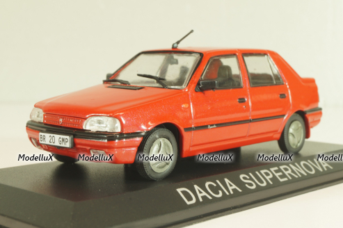 Dacia Supernova 2000, red,  Masini DeLegenda #45, DeAgostini 1:43
