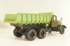 Краз-256Б1 самосвал 1987г, Хаки/зеленый, Н773, Наш Автопром 1:43