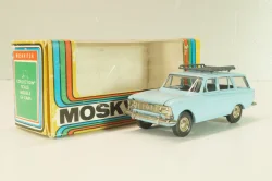 Москвич-427 с багажником, октябрь 1991г., голубой, Тантал/Радон 1:43