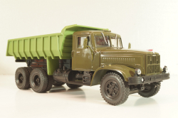 Краз-256Б1 самосвал 1987г, Хаки/зеленый, Н773, Наш Автопром 1:43