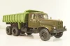 Краз-256Б1 самосвал 1987г, Хаки/зеленый, Н773, Наш Автопром 1:43