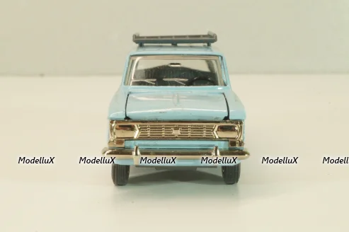Москвич-427 с багажником, октябрь 1991г., голубой, Тантал/Радон 1:43