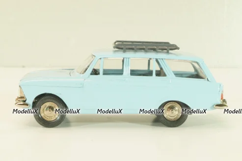 Москвич-427 с багажником, октябрь 1991г., голубой, Тантал/Радон 1:43