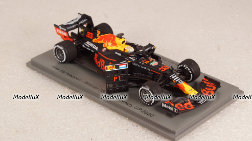 Aston Martin Red Bull Racing RB16 No.33 Red Bull Racing - Winner 70th Anniversary GP 2020 - Max Verstappen, S6479, Spark 1:43