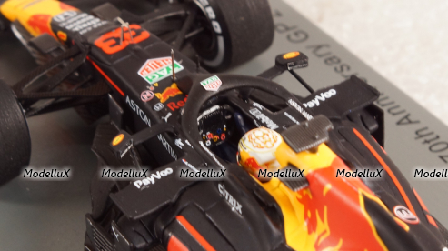 Aston Martin Red Bull Racing RB16 No.33 Red Bull Racing - Winner 70th Anniversary GP 2020 - Max Verstappen, S6479, Spark 1:43