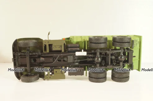 Краз-256Б1 самосвал 1987г, Хаки/зеленый, Н773, Наш Автопром 1:43