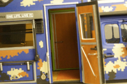 Зил-432730 Бычок 4х4 Кемпиг синий, KV мастерская 1:43