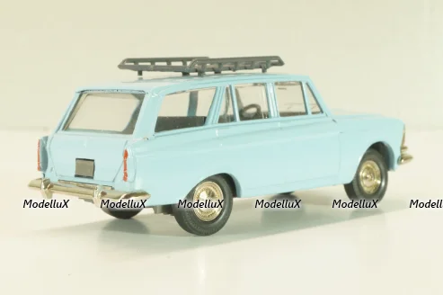 Москвич-427 с багажником, октябрь 1991г., голубой, Тантал/Радон 1:43