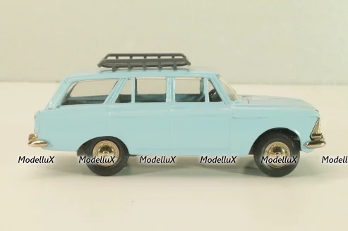 Москвич-427 с багажником, октябрь 1991г., голубой, Тантал/Радон 1:43