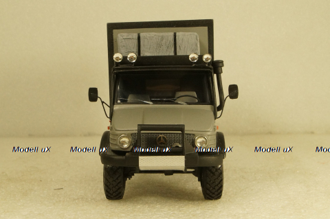 Mercedes Unimog 4х4 Кемпинг серый, KV мастерская 1:43