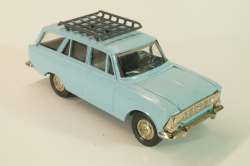 Москвич-427 с багажником, октябрь 1991г., голубой, Тантал/Радон 1:43