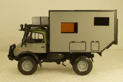 Mercedes Unimog 4х4 Кемпинг серый, KV мастерская 1:43