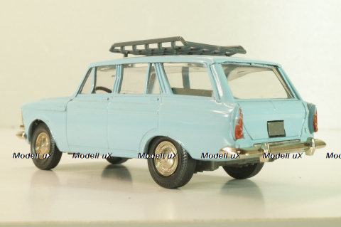 Москвич-427 с багажником, октябрь 1991г., голубой, Тантал/Радон 1:43